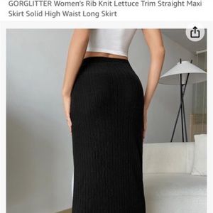 Black maxi skirt /medium